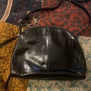 Hobo black leather purse